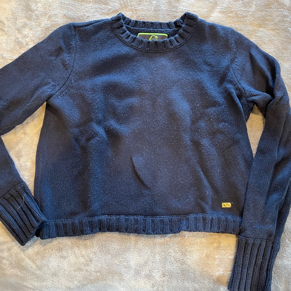 Classic navy sweater